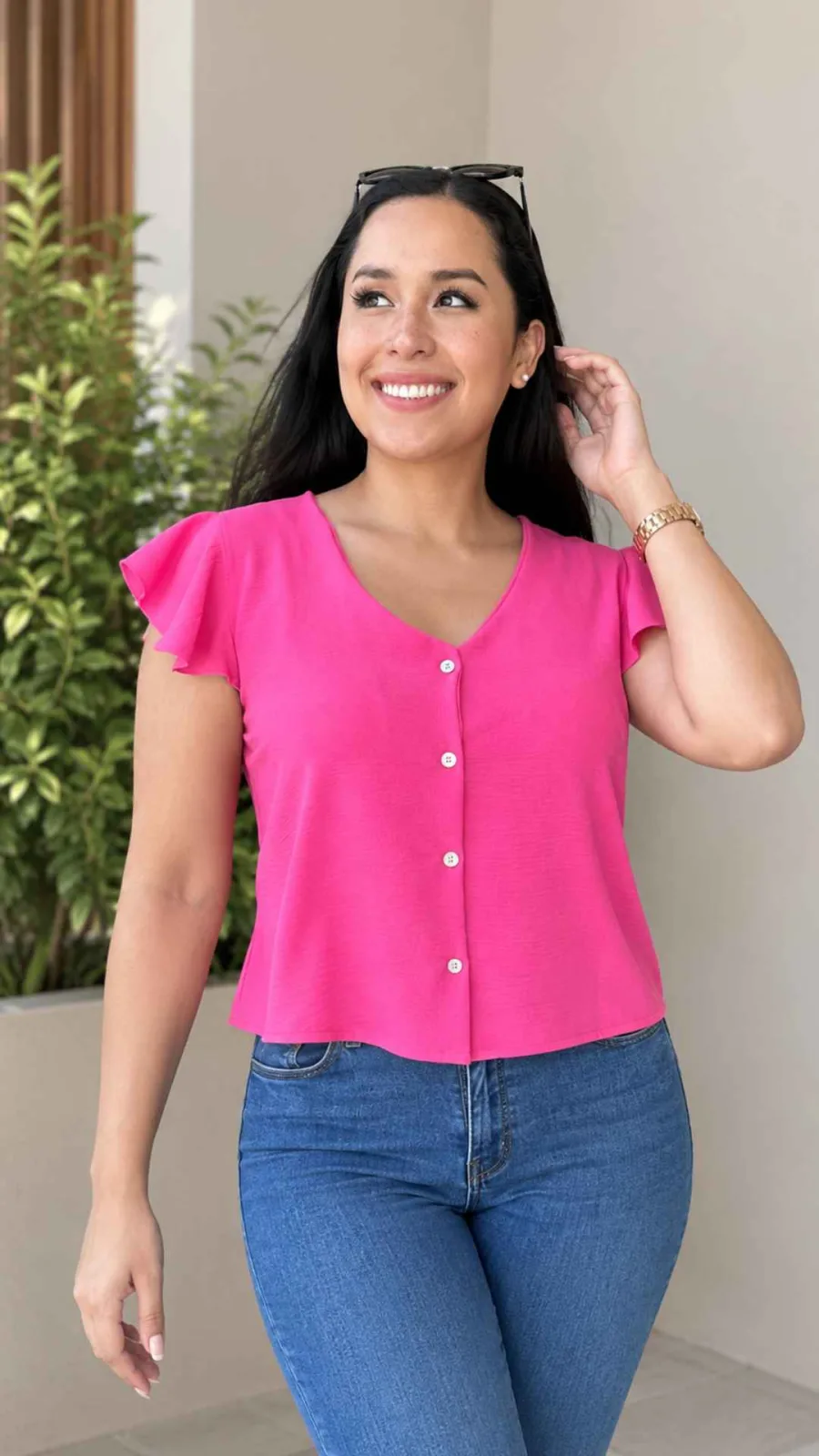 BLUSA MAIA CHICLE